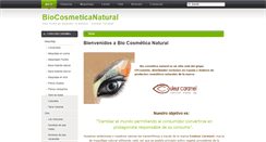 Desktop Screenshot of biocosmeticanatural.com